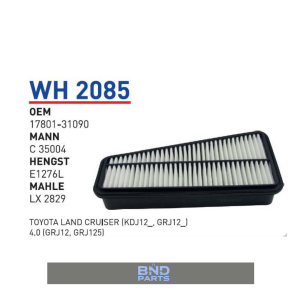 Toyota Land Cruiser 4.0 ( GRJ12 , GRJ 125 ) Wunder WH 2085 Hava Filtresi
